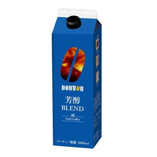 アイスコーヒー芳醇ブレンド無糖 1000ml×6本