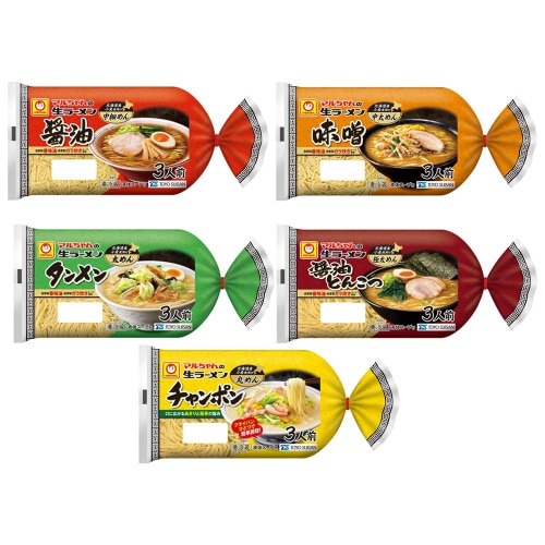 マルちゃん生ラーメン 5種セット 1個×1個