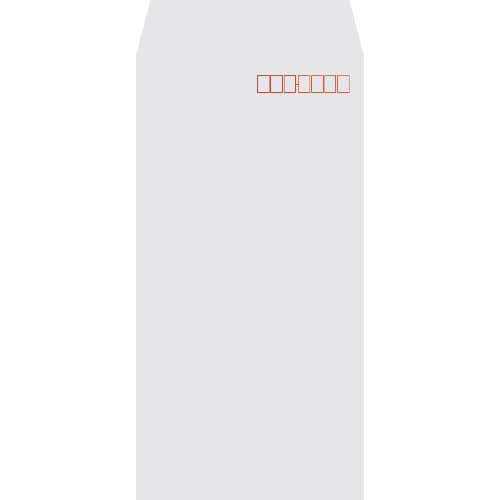 長形3号80gスミ貼白特ケント1000枚