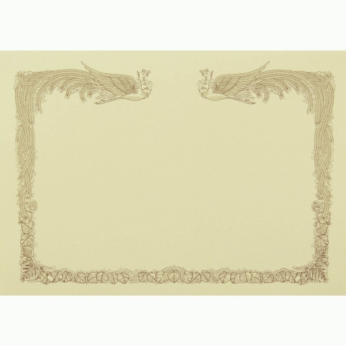 レーザープリンター用賞状用紙B4横枠雲無 100枚