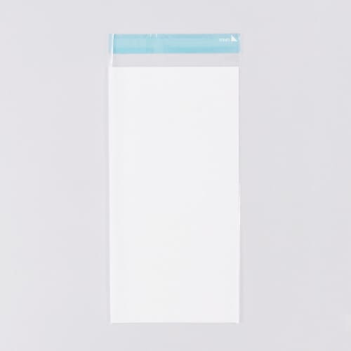 OPP袋長3 40μ白色全面ベタ/透明 2000枚