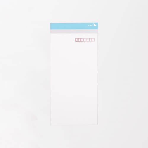 OPP袋長3 50μ白全面+郵便枠/透明2000枚