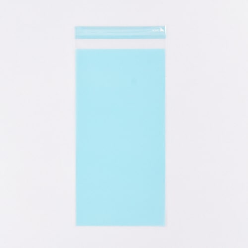 OPP袋長3 50μ青全面ベタ/透明 2000枚
