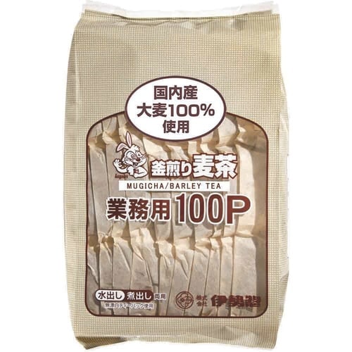 釜煎り麦茶 業務用 100P