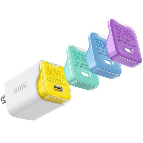 USB充電器 PD 30W 1ポート 4色