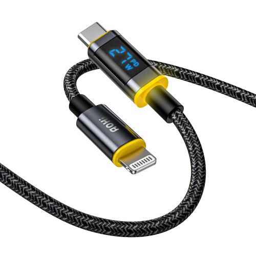 USB Type−CtoLケーブル 1.2m液晶