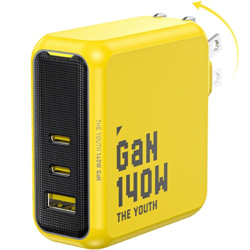 YOUTH USB充電器 PD 140W 3ポート