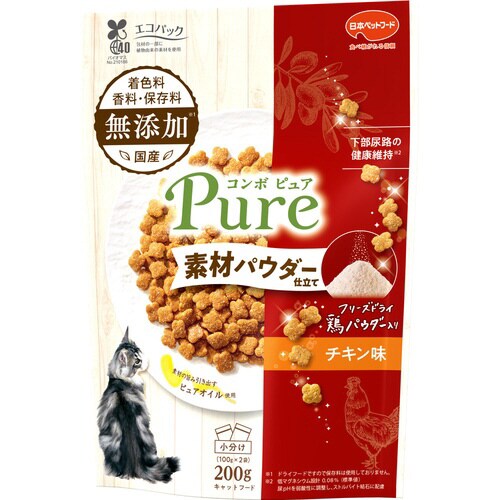 コンボ ピュア キャット チキン味・鶏パ