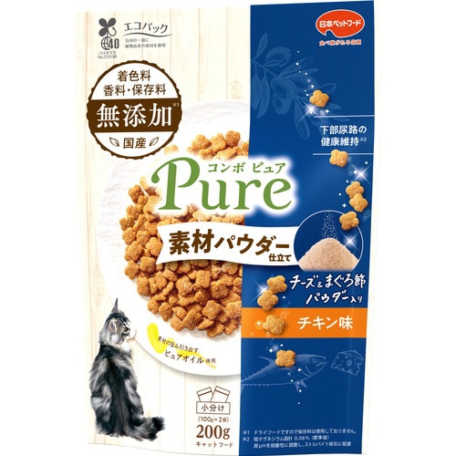 コンボ ピュア キャット チキン味・チー
