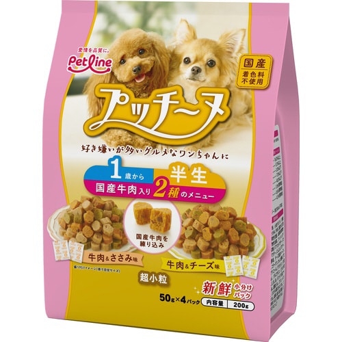 プッチーヌ半生1歳から国産牛肉入り×12