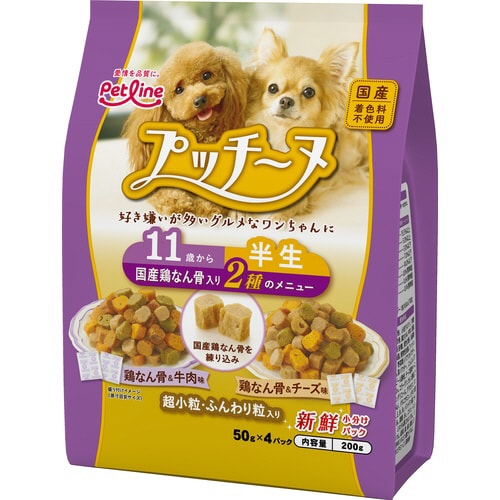 プッチーヌ半生11歳から国産鶏なん骨入り×12