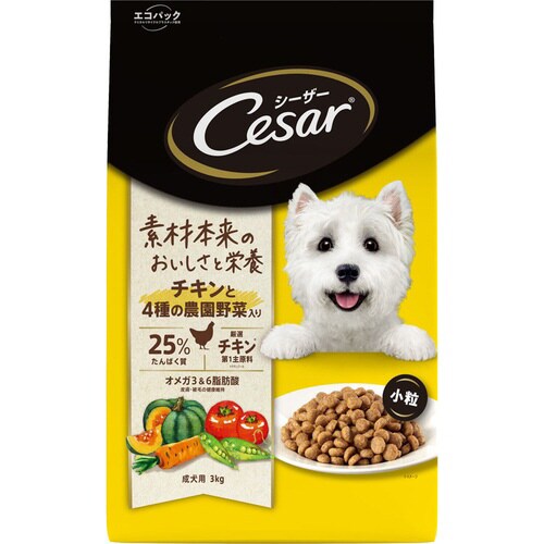 シーザードライ 成犬用 チキンと4種の農
