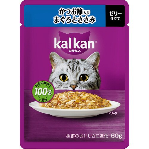 カルカンパウチ かつお節入りまぐろとささ