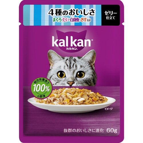 カルカンパウチ 4種のおいしさ まぐろ・