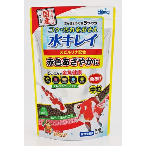 きんぎょのえさ5つの力色あげ中粒