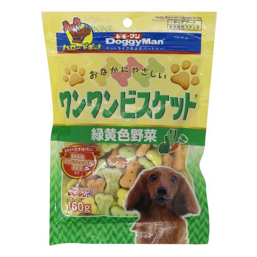 おなかにやさしいワンワンビスケット 緑黄×24