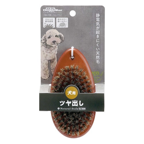 NSD 木製小判型ツヤ出しブラシ