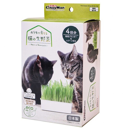 おうちで育てる 猫の生野菜 4回分