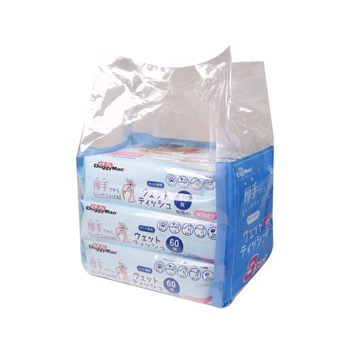 ペット専用ウェットティッシュ 保湿成分プ