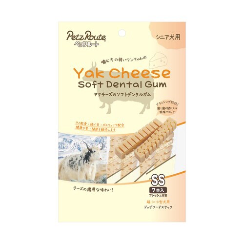 ヤクチーズのソフトデンタルガムSS シニ×3