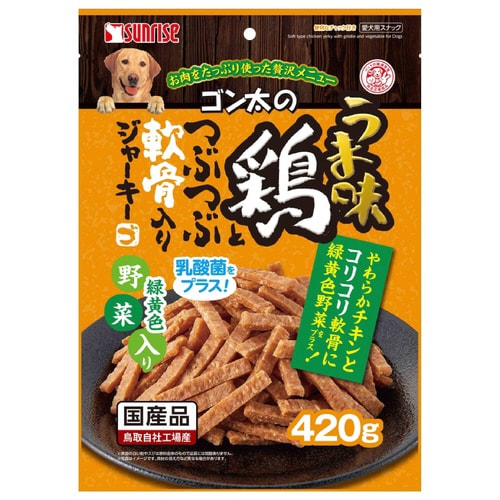 ゴン太のうま味鶏とつぶつぶ軟骨入りJ緑黄