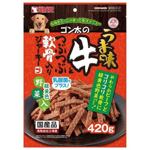 ゴン太のうま味牛とつぶつぶ軟骨入りJ緑黄