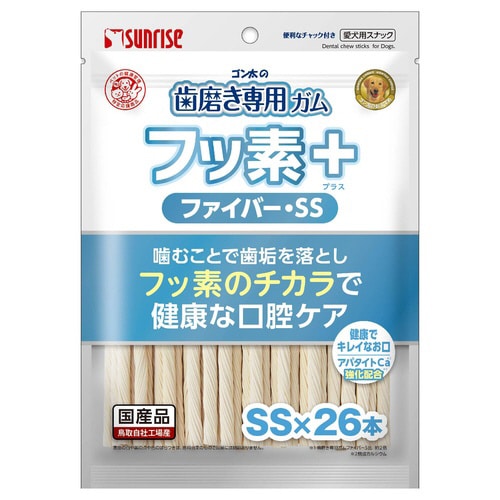 ゴン太の歯磨き専用ガム フッ素プラス フ