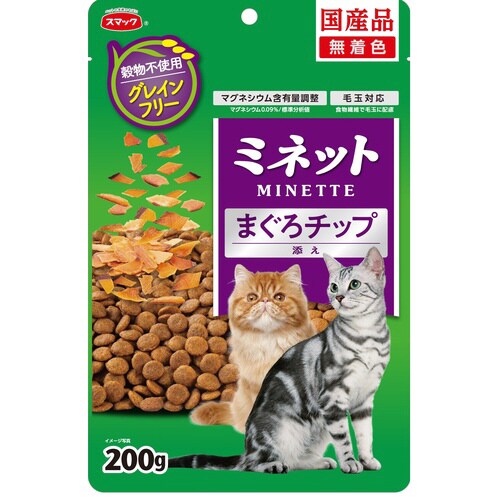 ミネット グレインフリー まぐろチップ添