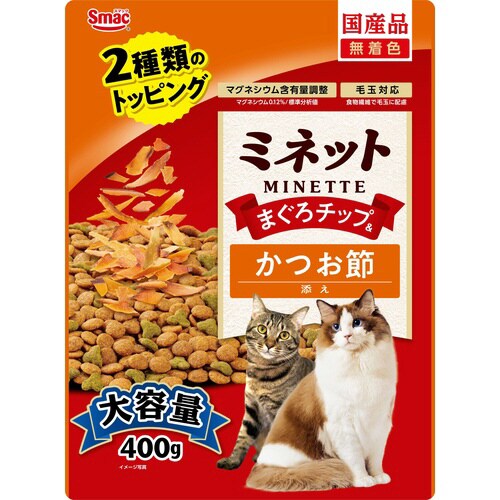 ミネット まぐろチップ&かつお節添え