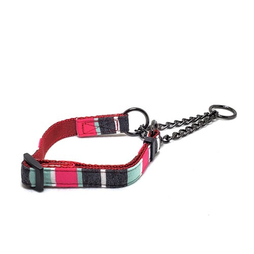 パステルボーダーハーフチェーンカラー