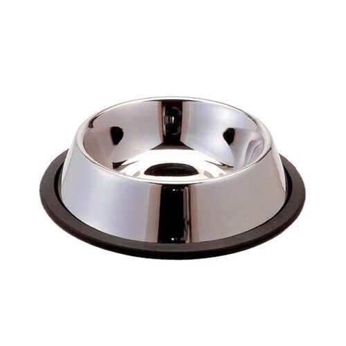 ステンレス製食器犬用富士型