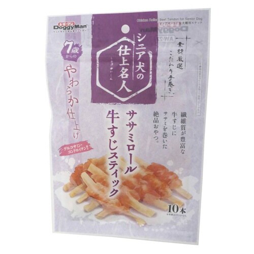 シニア犬の仕上名人 ササミロール牛すじス