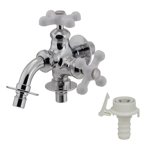 洗濯機用双口水栓