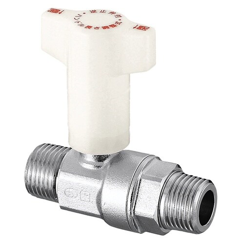 逆止弁付ボールバルブ