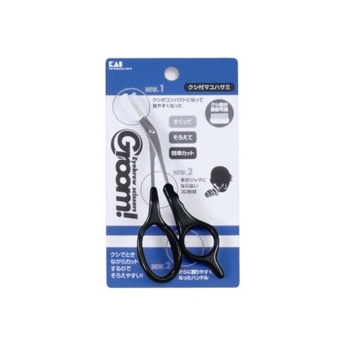 Groom クシ付きマユハサミDX