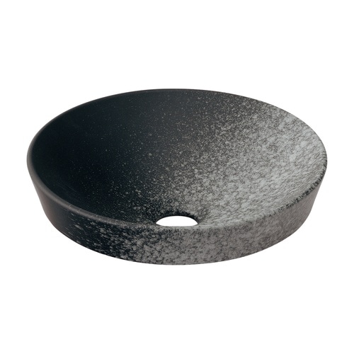 丸型手洗器 白窯肌