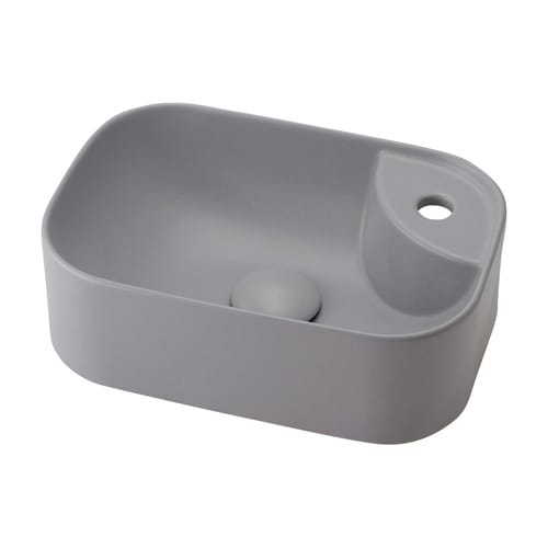 角型手洗器 マットグレー