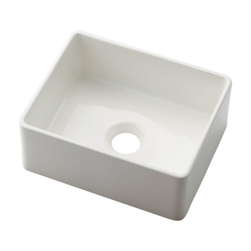 角型手洗器 ホワイト