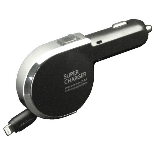 DC充電器リール2.4ALNBK