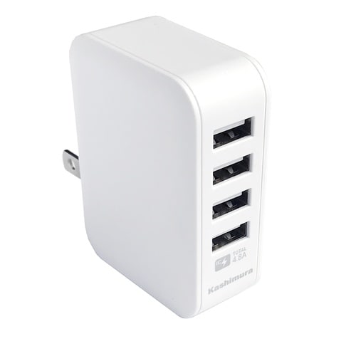 AC充電器4.8AUSB4PWH