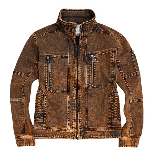 長袖ブルゾン オレンジ L