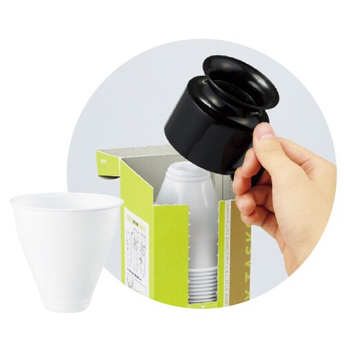 飲み口に触れずにセットできるインサートカップx3