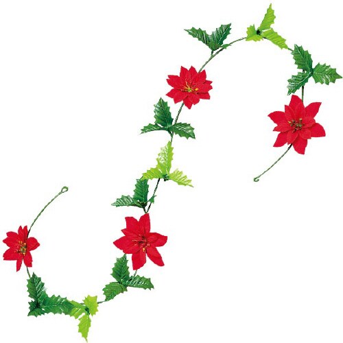ポインセチアガーランド