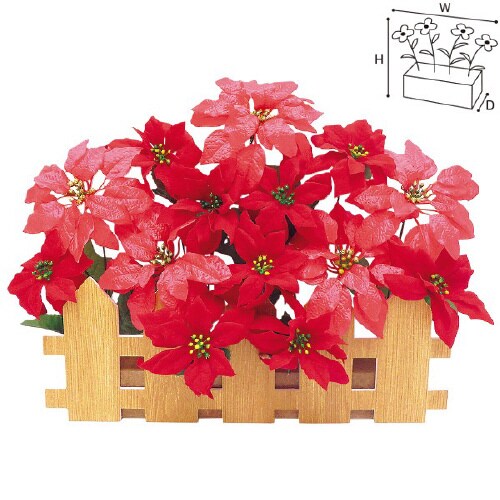 ポインセチア垣根スタンド