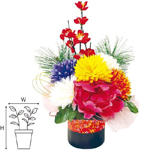 迎春牡丹スタンド