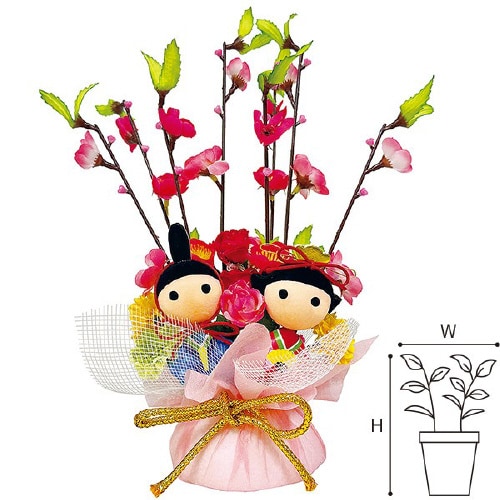 桃色ひなまつりスタンド