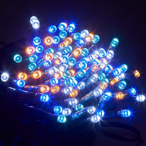 防滴100球LEDライト(ウインターミックス)