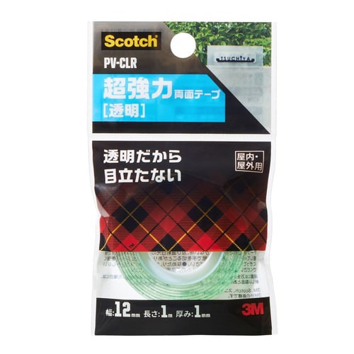 スコッチ超強力両面テープ透明 12mm