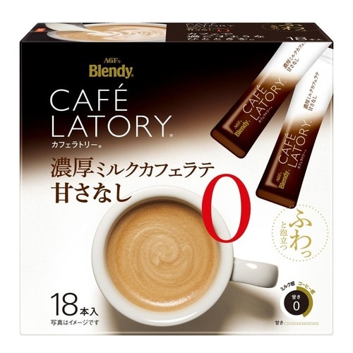 カフェラトリー濃厚ミルクラテ甘さなし18本×2