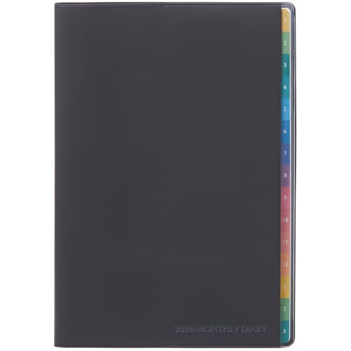2026カラーインデックスダイアリーB6 ブラック